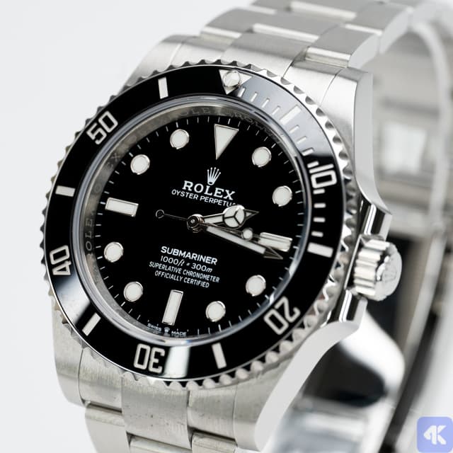 Rolex Submariner Black 2021 41mm 124060 - Full Boxes & Papers (2 of 6 images)