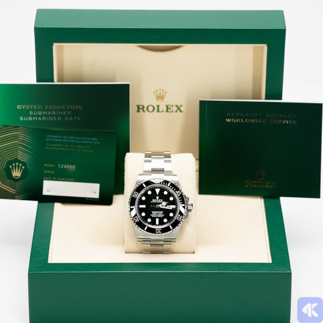 Rolex Submariner Black 2021 41mm 124060 - Full Boxes & Papers (6 of 6 images)